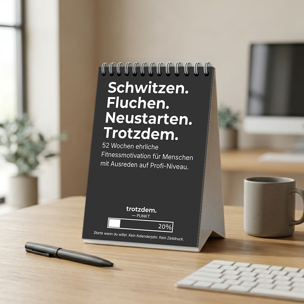 TROTZDEM. - Schwitzen. Fluchen. Neustarten.